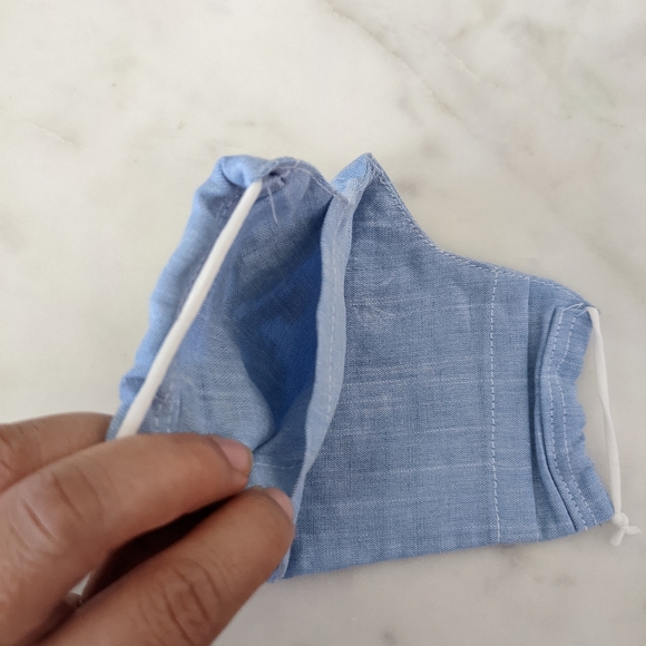 Handmade Embroidered Pocket Filter Face Mask - Picture 5 of 5